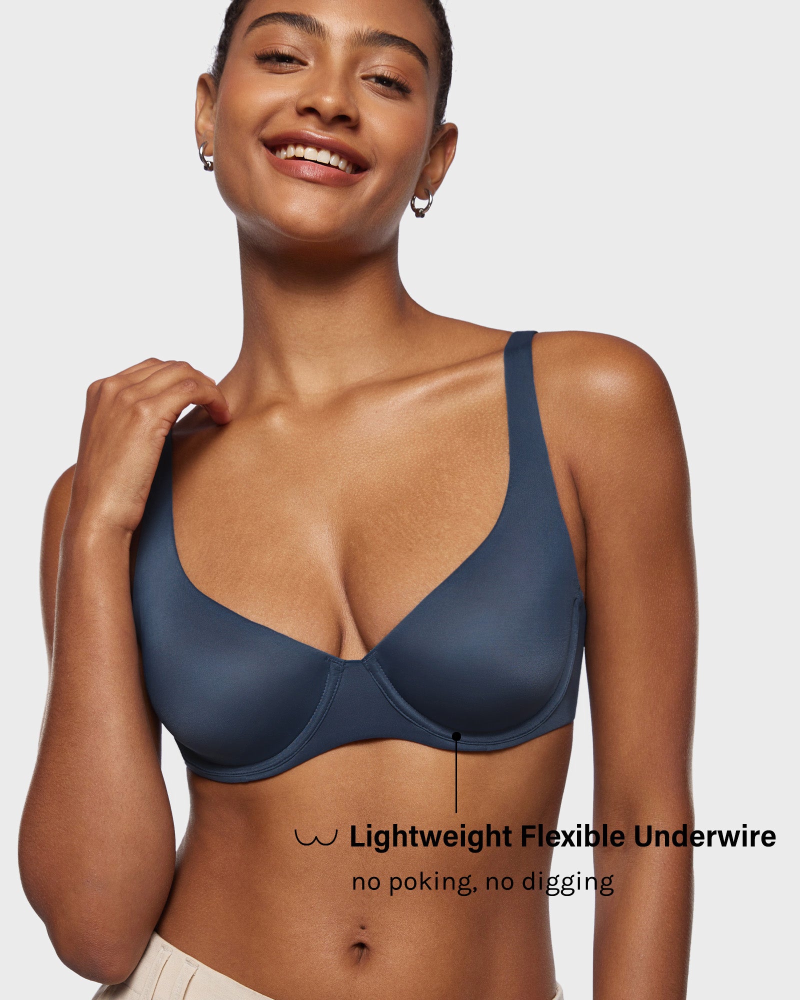Cosnufy™ Mesh Balconette Bra