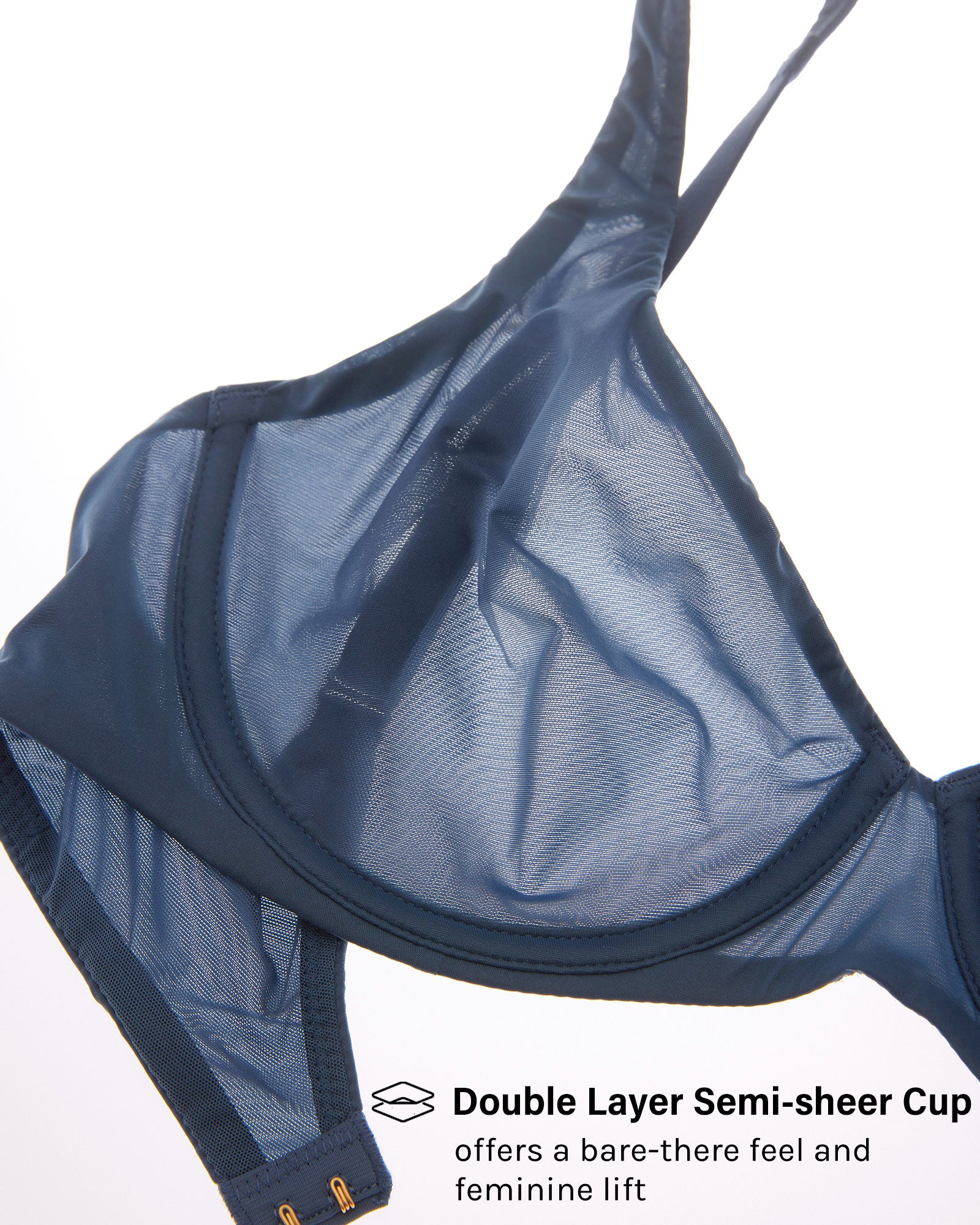 Cosnufy™ Mesh Balconette Bra