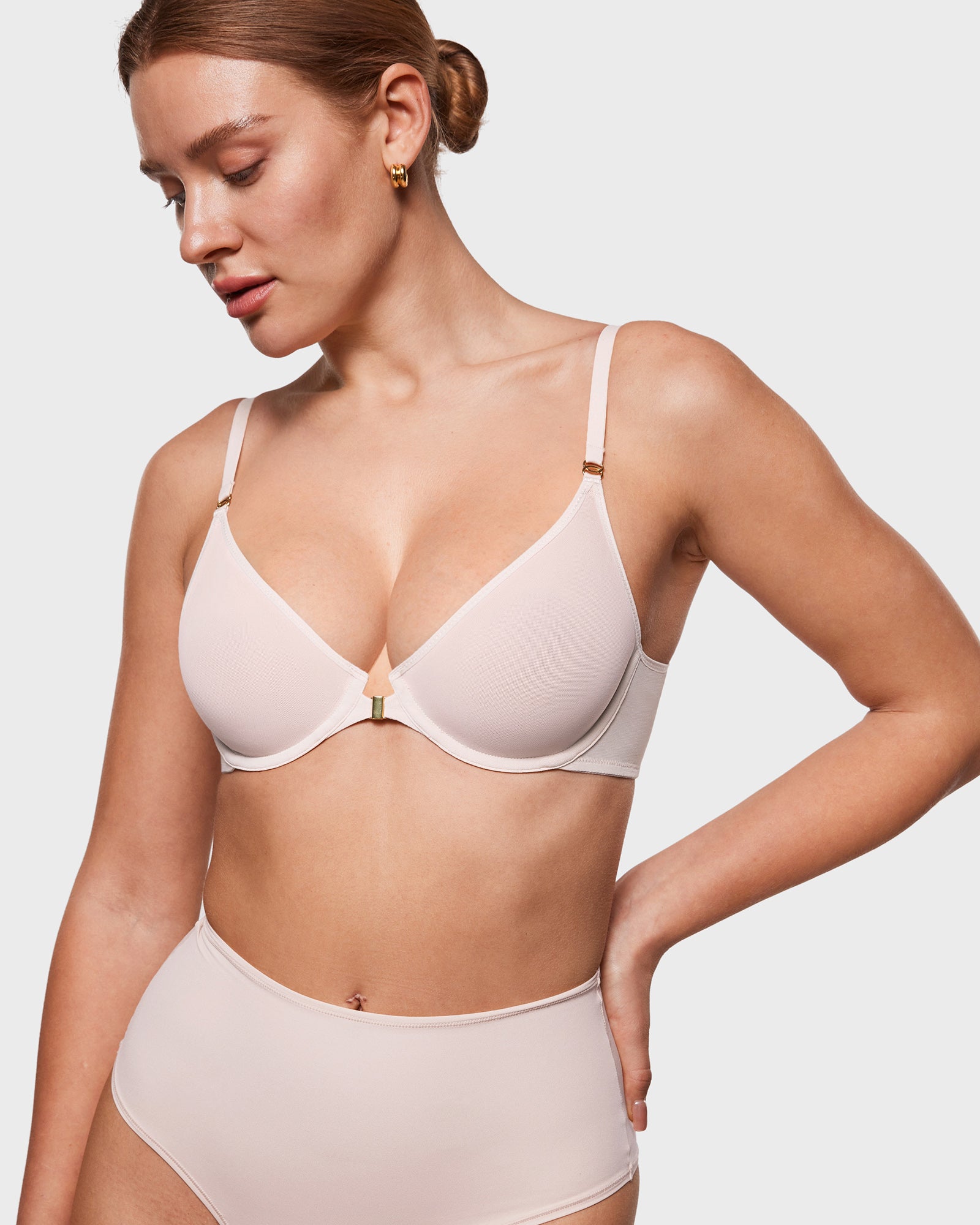 Cosnufy® Sheer Front Closure Bra