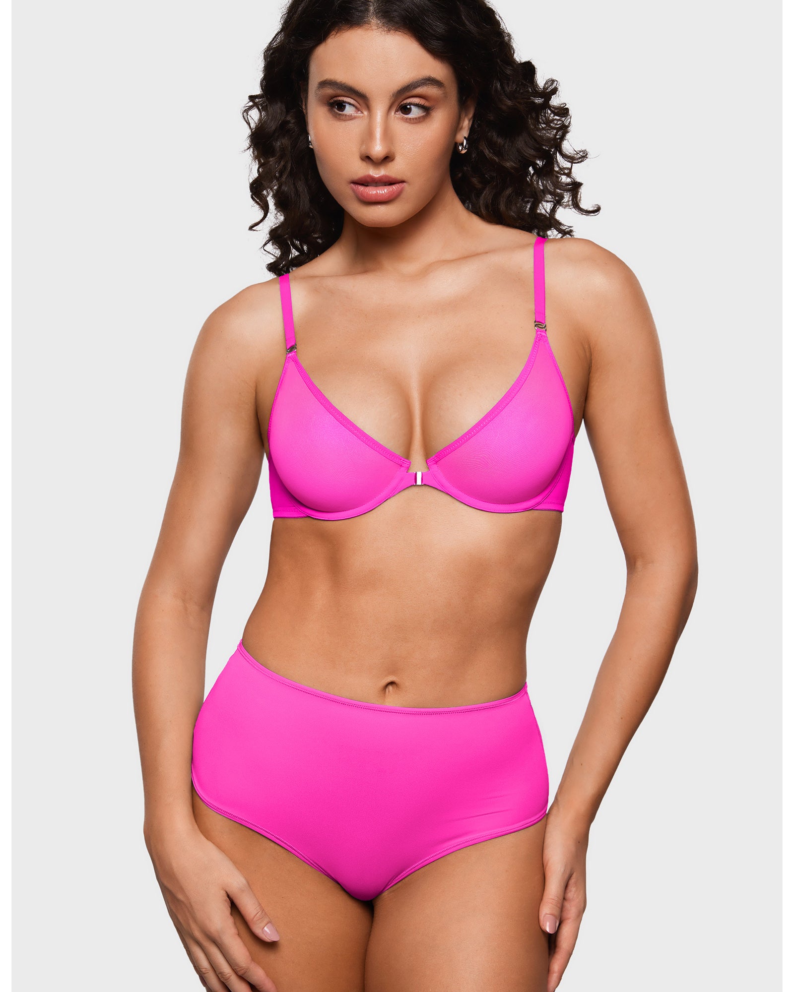 Cosnufy® Sheer Front Closure Bra
