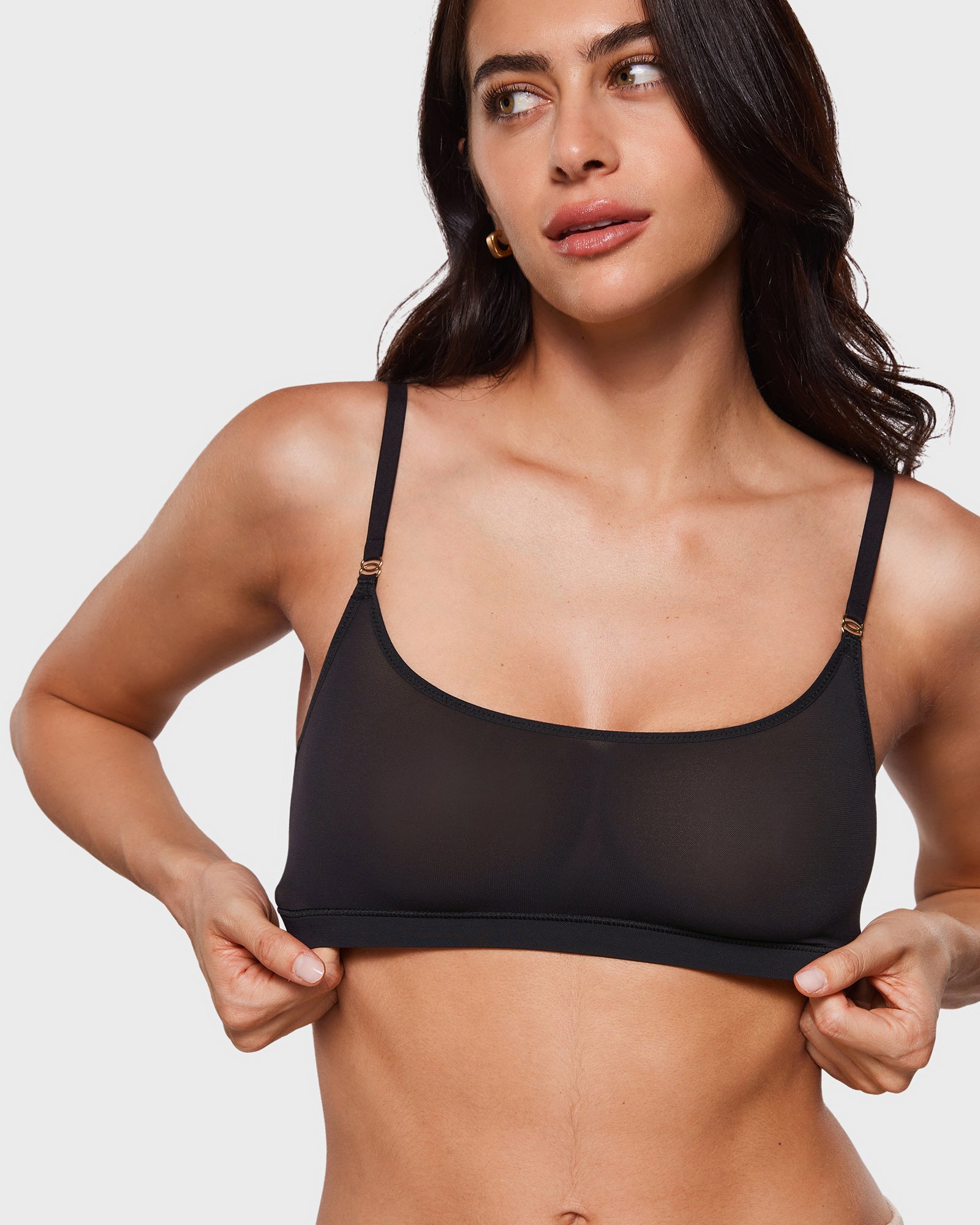 Cosnufy® Sheer Scoop Bralette