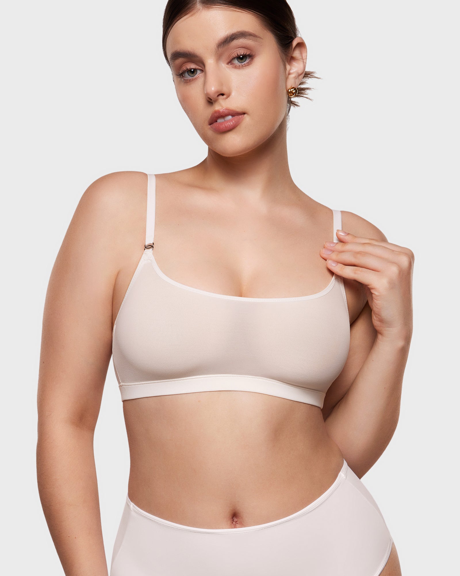 Cosnufy® Sheer Scoop Bralette