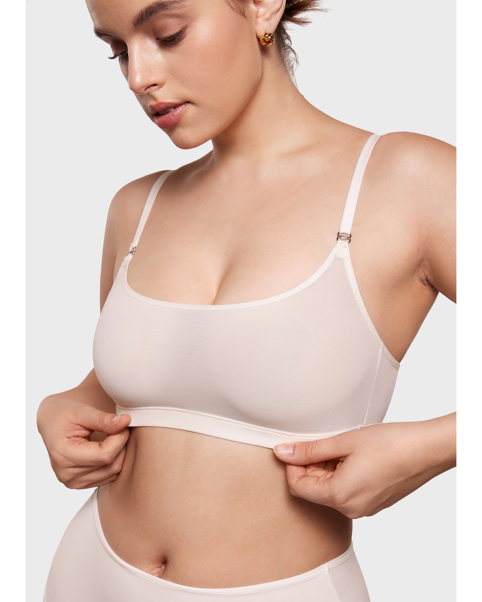 Cosnufy® Sheer Scoop Bralette