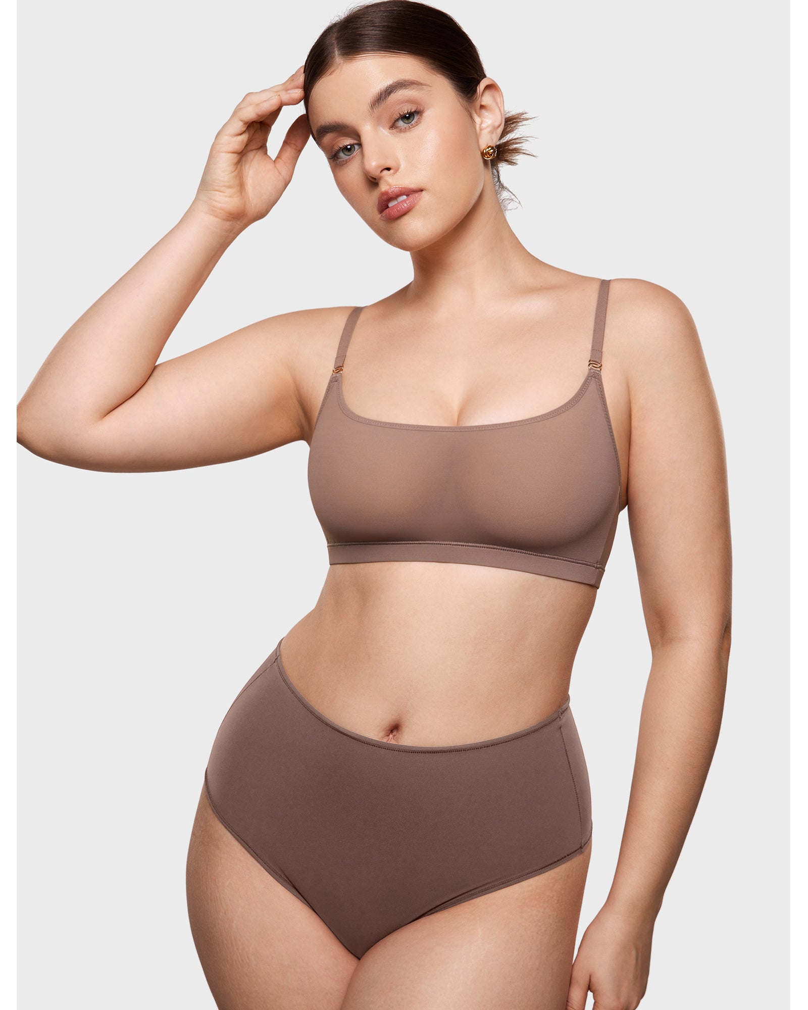 Cosnufy® Sheer Scoop Bralette