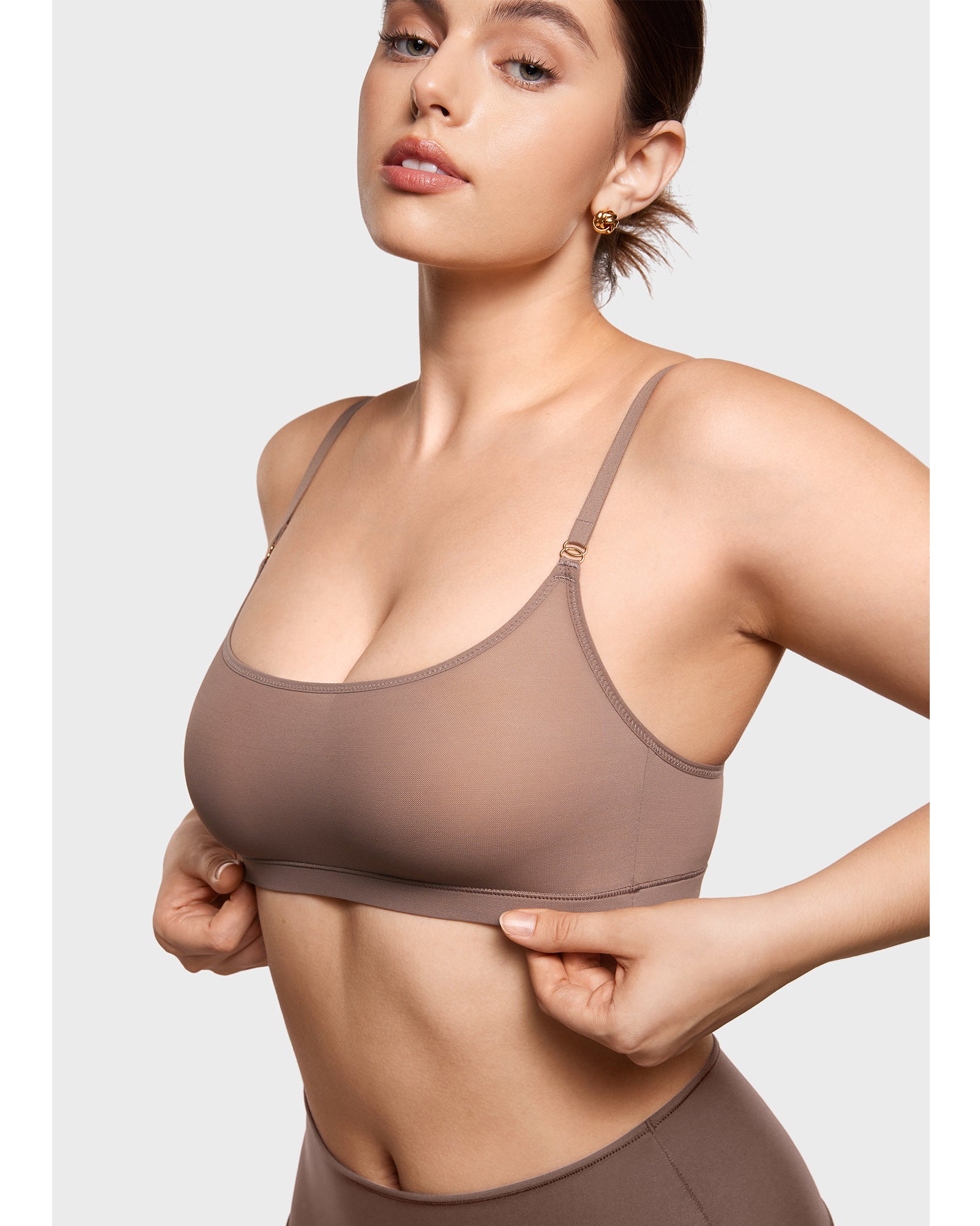 Cosnufy® Sheer Scoop Bralette
