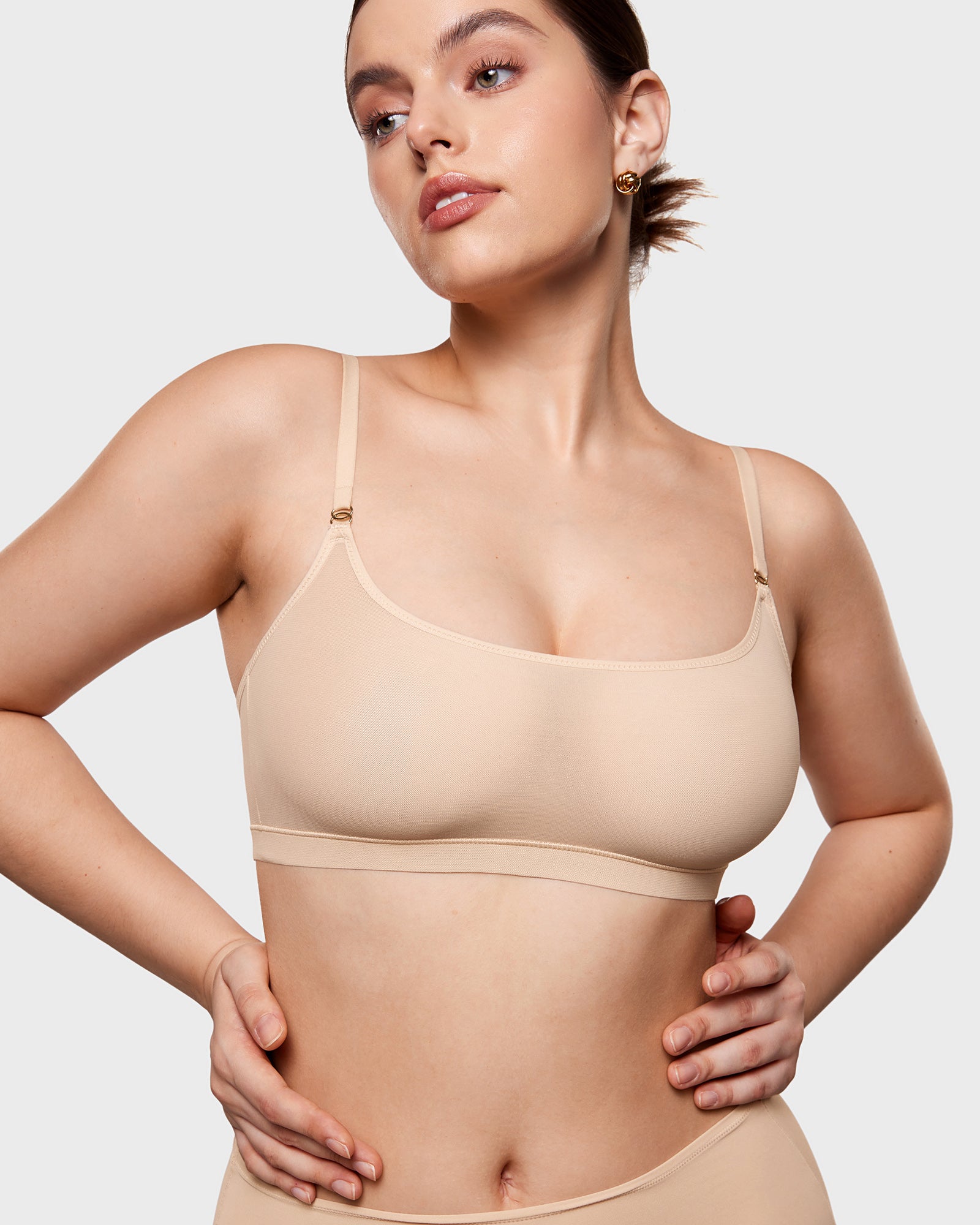 Cosnufy® Sheer Scoop Bralette