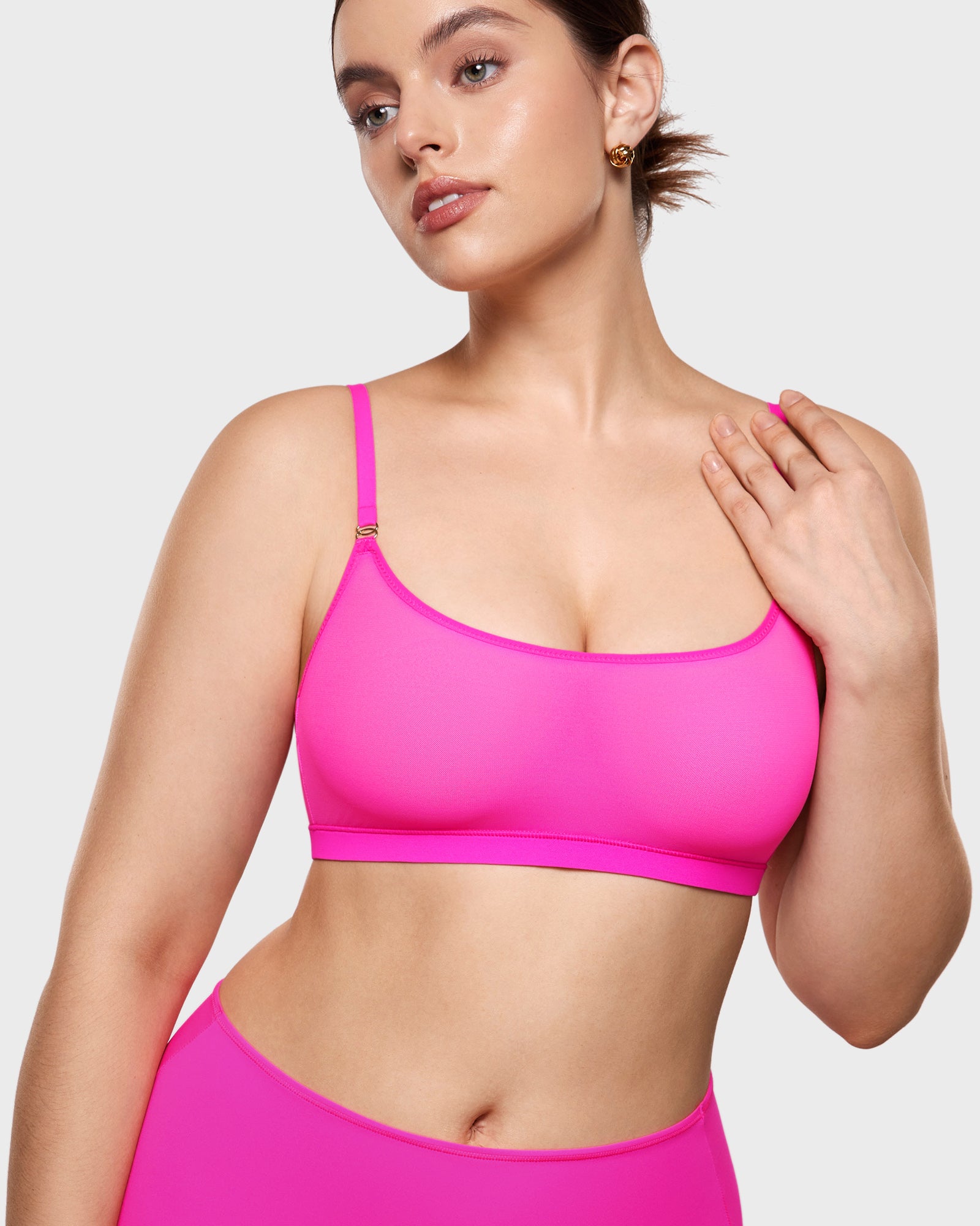 Cosnufy® Sheer Scoop Bralette