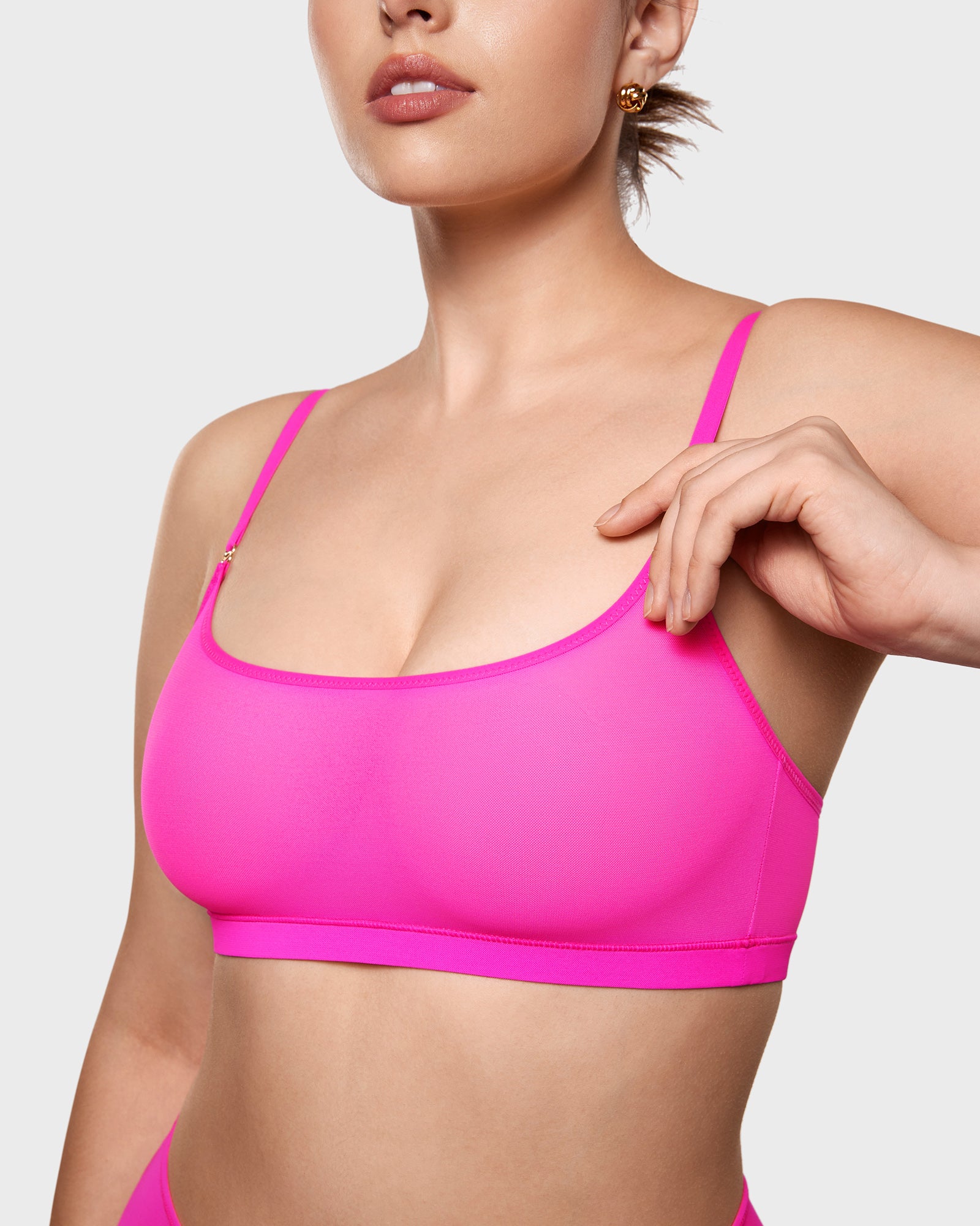 Cosnufy® Sheer Scoop Bralette