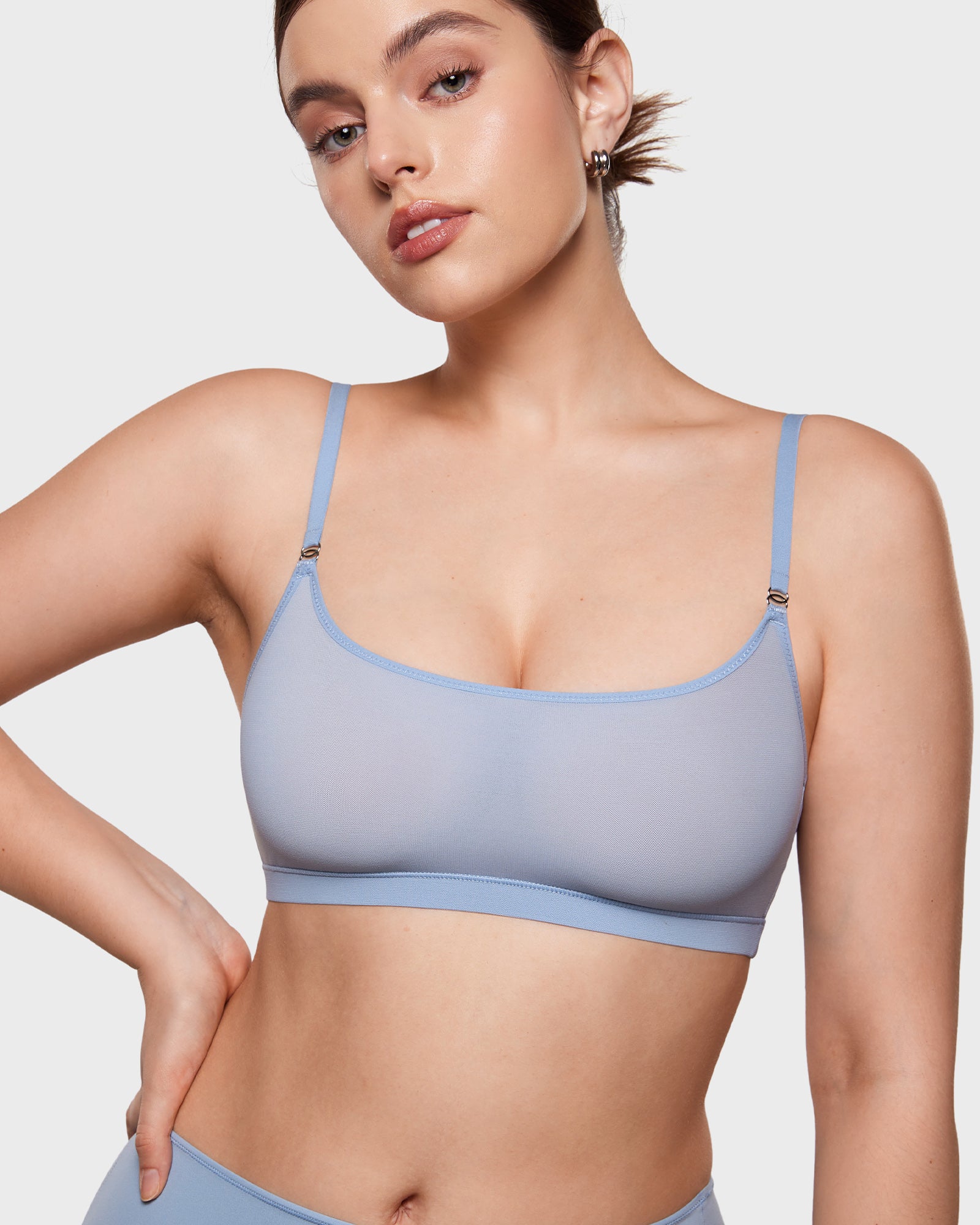Cosnufy® Sheer Scoop Bralette